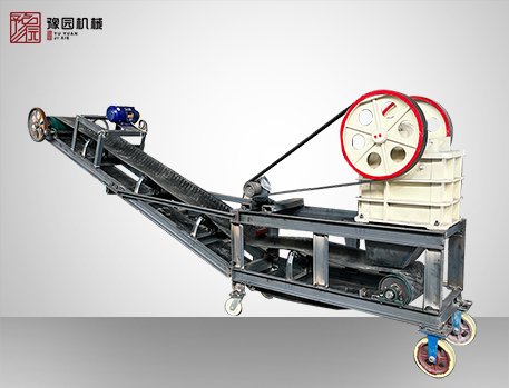 Small removable jaw crusher